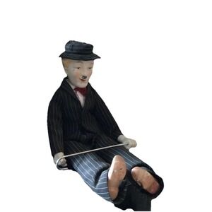 24" Tall Vintage Charlie Chaplin porcelain doll